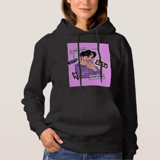 Moletom blusão preto de manga comprida