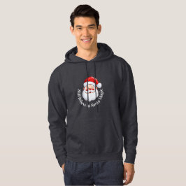 Moletom Blusão Preto de Natal Personalizado para Ele
