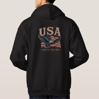 Moletom Blusão Vintage EUA Terra da Liberdade