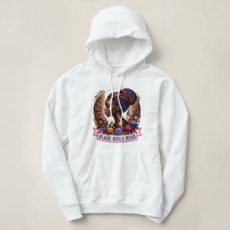 Moletom Blusas com Capuz para Mulheres Black Girls Read