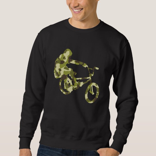 Moletom Bmx Bike Camo Racer Biker (Frente)