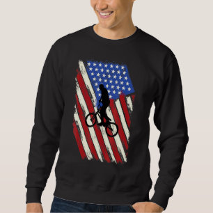 Moletom Bmx Bike Extreme Sport American Flag 4 De Julho