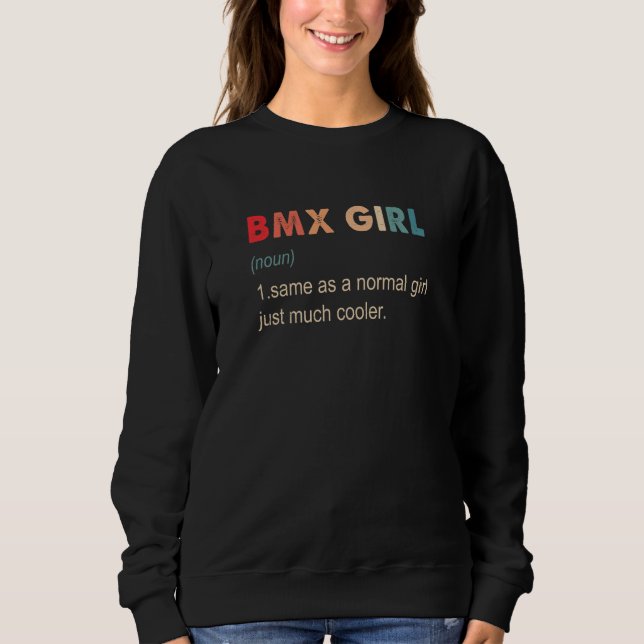 Moletom BMX Girl Definition  BMX   For Girls (Frente)