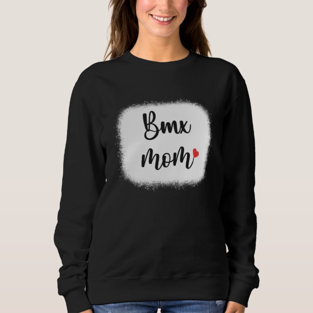 Moletom Bmx Mom Biker Rider Racing Womens  Cyclist Mom  1 (Frente)
