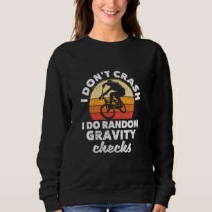 Moletom BMX Mountain Biking I don't Crash I Do Random Grav