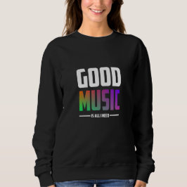 Moletom Boa Música É Tudo Que Preciso.