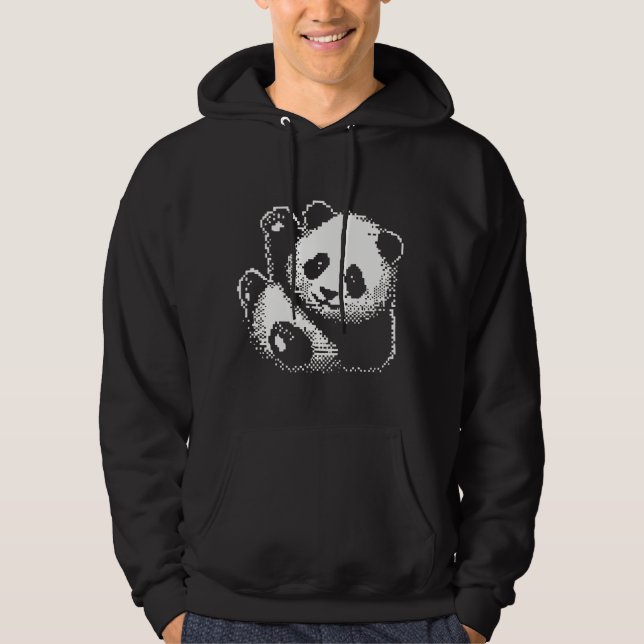 MOLETOM BOA PANDA GREETING: OI! PANDA HOODIE (Frente)