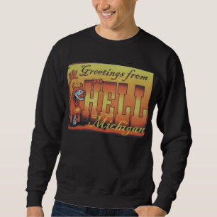 Moletom Boa vinda ao inferno, camisola 1 de Michigan