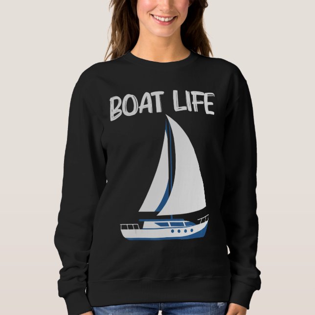 Moletom Boat For Men Women Sailing Trip Travel  1 (Frente)