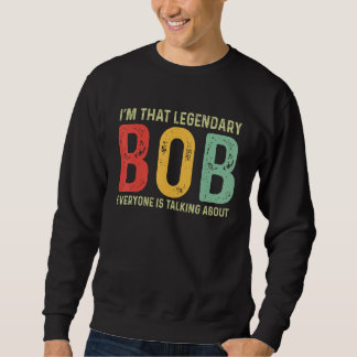 Moletom Bob Personal Nome Nome Engraçado Bob Dizendo Bob