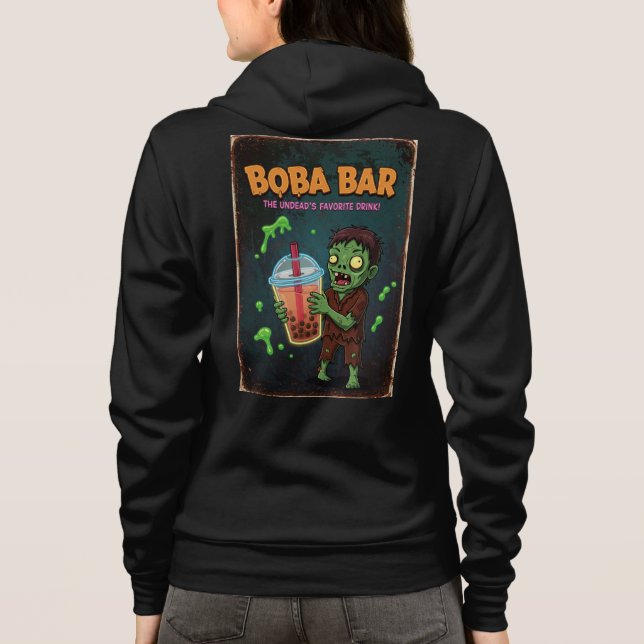 Moletom Boba Bar – The Undead’s Favorite Drink! Adult (Verso)
