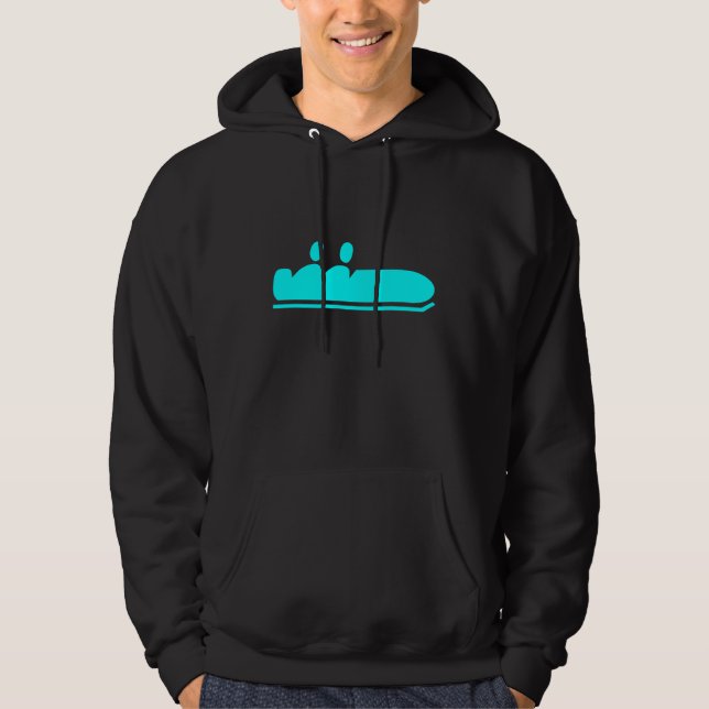 Moletom Bobsled - Ciano (Frente)