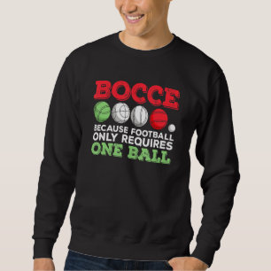 Moletom Boccia Italiana Para Um Jogador de Bola de Bilhar