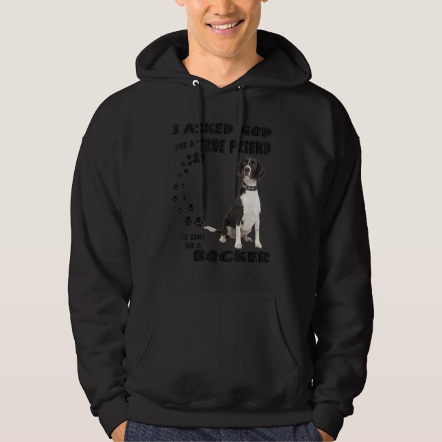 Moletom Bocker cita o Pai da mamãe, Fuseleira de Beagle Co (Frente)