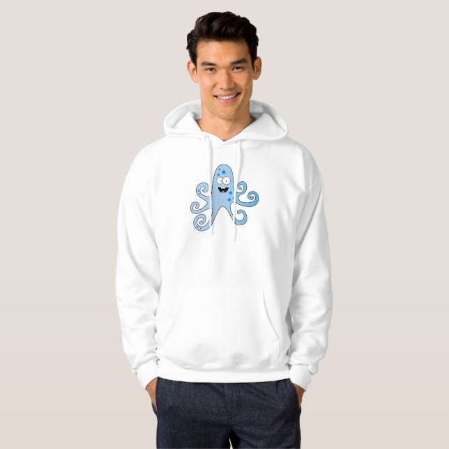 Moletom Boctopus de bebê animado (Frente Completa)