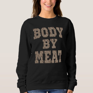 MOLETOM BODY BY MEAT CARNIVORE DIET FITNESS WORKOUT WEAR D