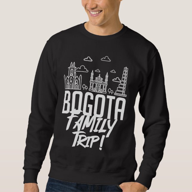 Moletom Bogota Colombia City Skyline Map Travel (Frente)