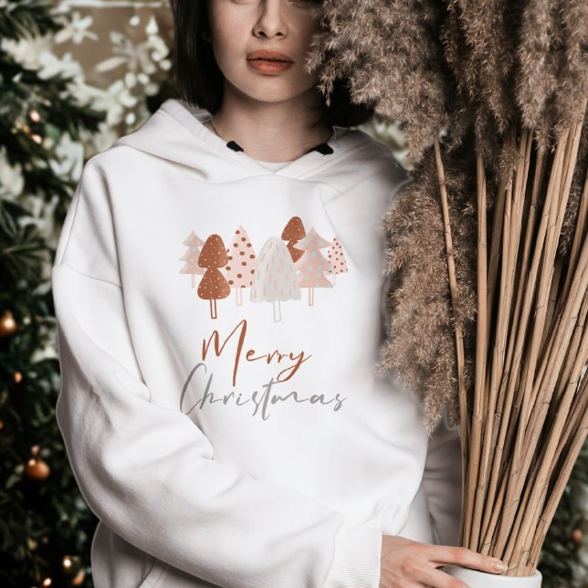 Moletom Boho Casaco com Capuz de Árvore de Natal – Estilo  (Criador carregado)