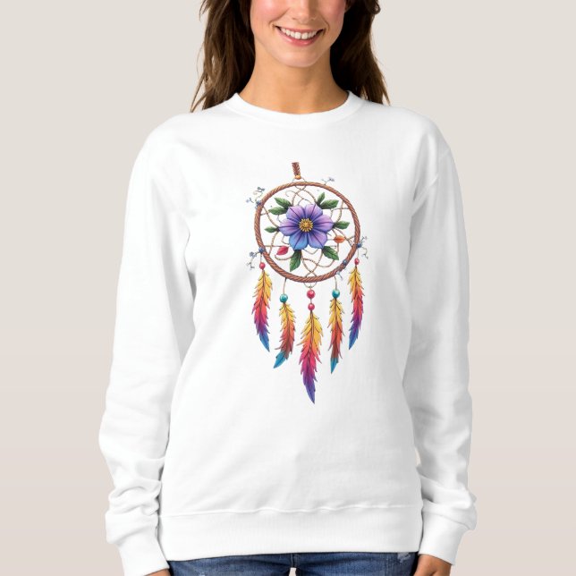 Moletom Boho Dreamcatcher Art Sweater (Frente)