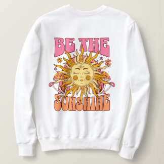 Moletom Boho Hippie anos 70 Vibes Gráficos Positivos