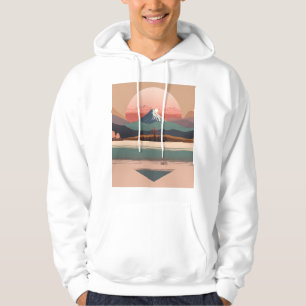 Moletom "Boho Minimalista Mountain Escape T-Shirt"