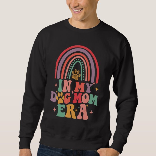 Moletom Boho Rainbow In My Dog Mom Era  Dog Mom (Frente)