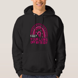 Moletom Boho Rainbow Mantém As Leis Do Meu Corpo Feminista