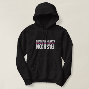Moletom Boias Grateful Heart Negra Unisex Hooded