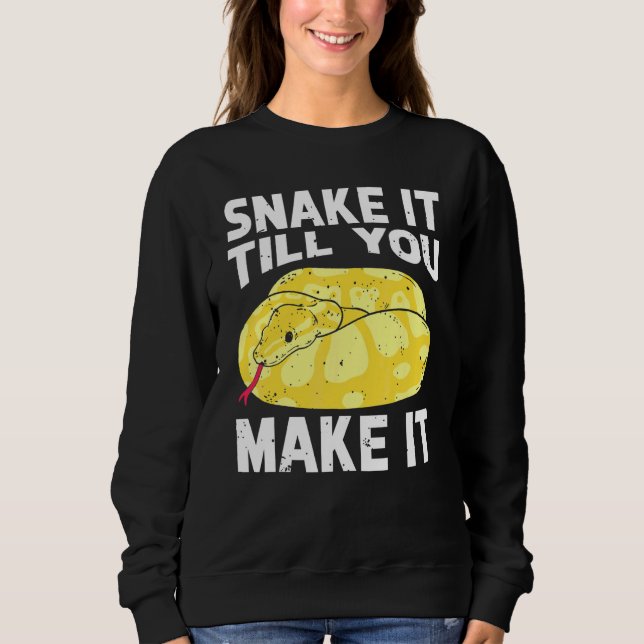 Moletom Bola de Banana Cobra Phyton Faça Até Você Consegui (Frente)
