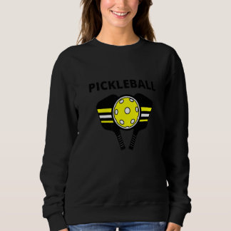 Moletom Bola De Picles Amarela E Preta E Pickleball Pa