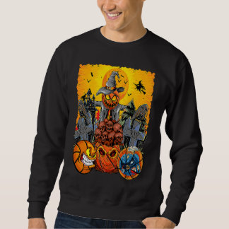 Moletom Bolas de Basquete de Halloween Enfrentam Custo de 