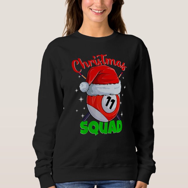 Moletom Bolas de Bilhar 11 Bola Esquadra de Natal (Frente)