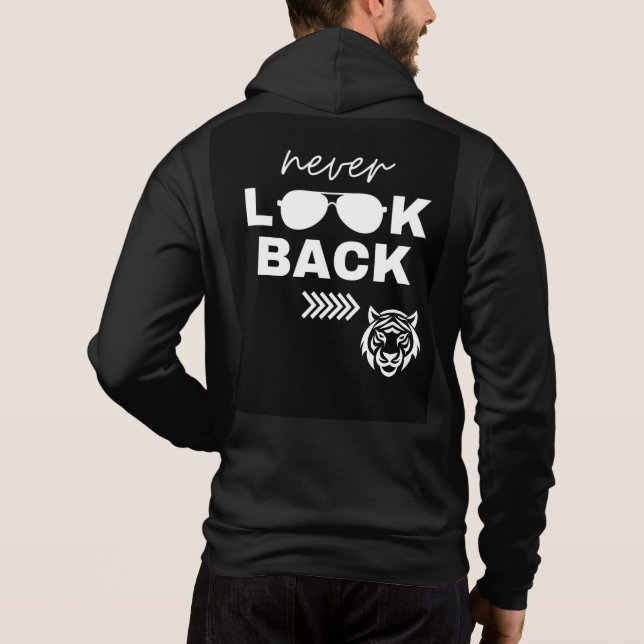 Moletom Bold Motivational Quote Black Hoodie (Verso)