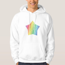 Moletom Bold Rainbow Honeycomb e Diamond Pattern star