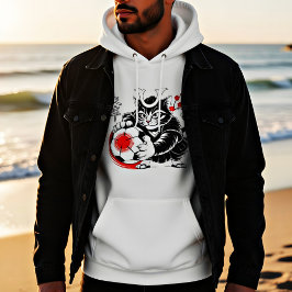 Moletom Bold Samurai Cat Futebol - Roupas de Fã Estilosas