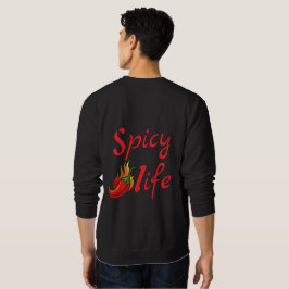 Moletom Bold Spicy Life Chili Flame Design