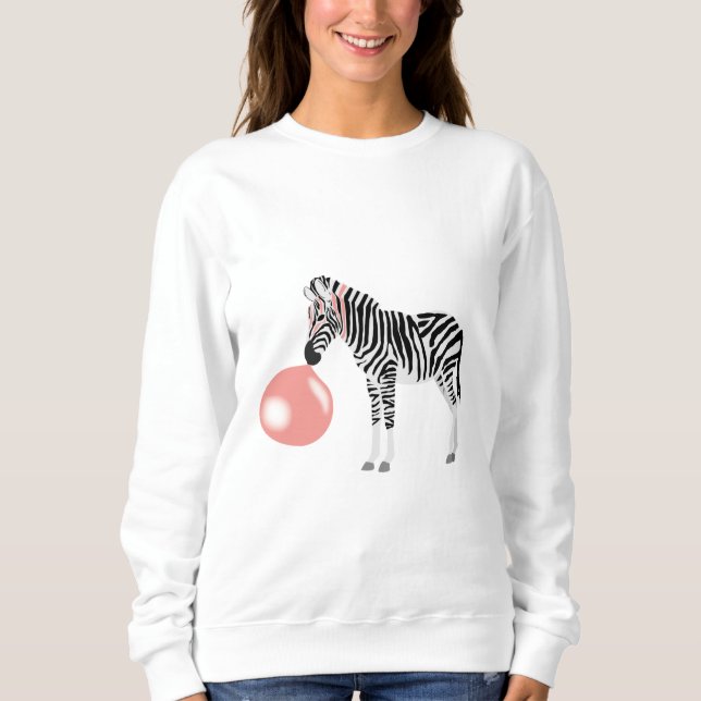 Moletom Bolha de Bocha de Goma Zebra (Frente)