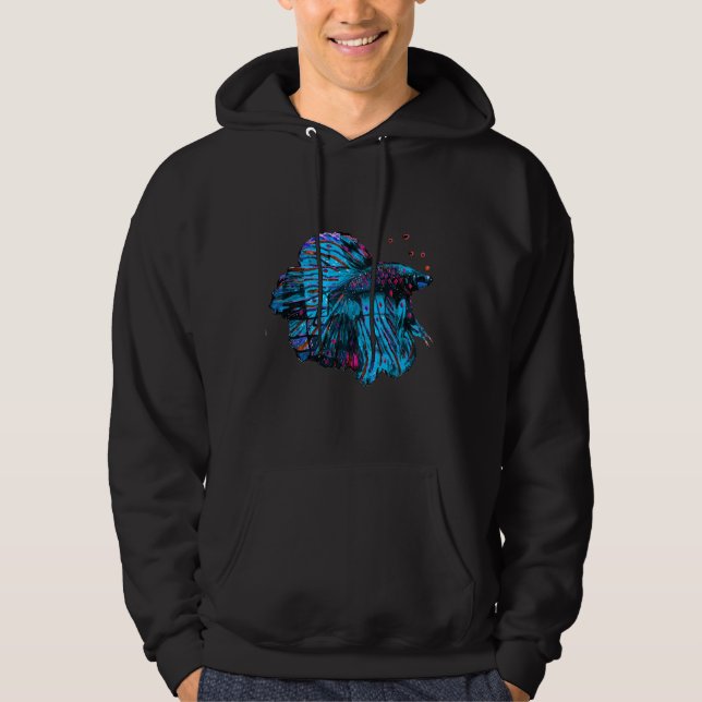 Moletom Bolhas de Peixe Azul (Frente)