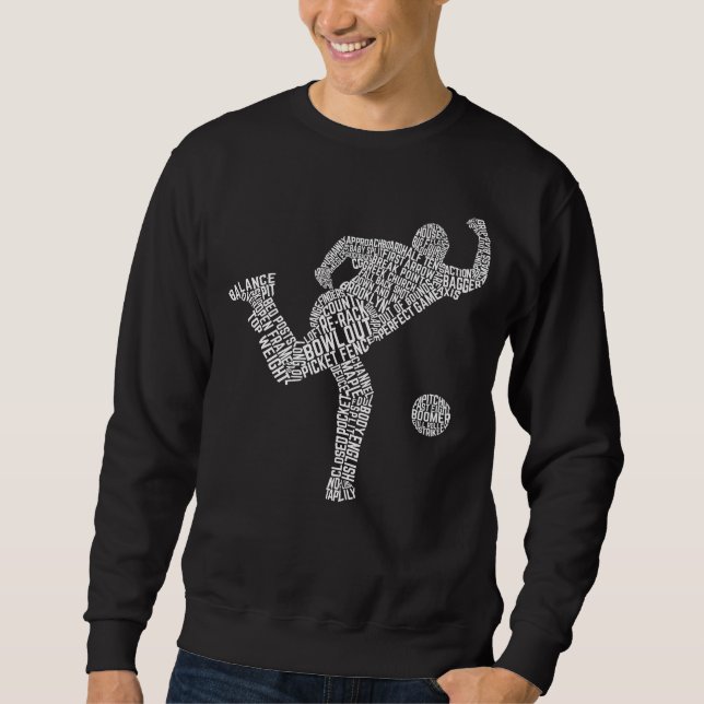 Moletom Boliche Word Art, Tipografia Bowler (Frente)