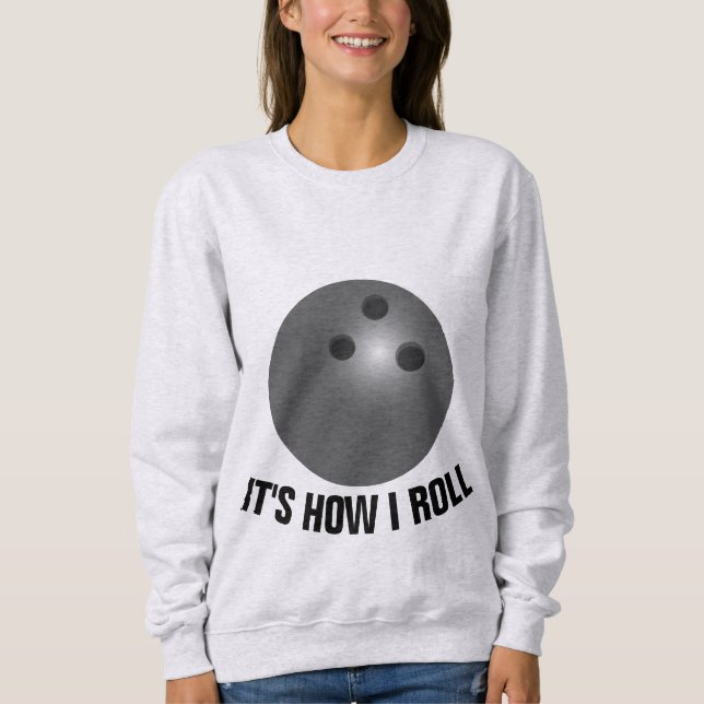 Moletom BOLICHES T-Shirts, É COMO EU ROLL (Frente)