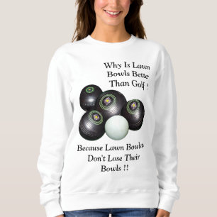 Moletom Bolinhos Engraçados Versus Design de Golfe, Camiso