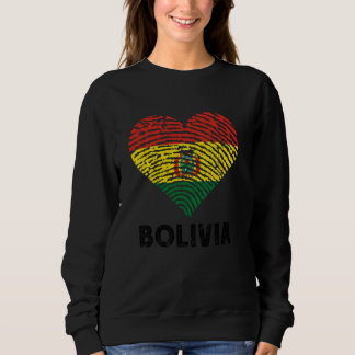 Moletom Bolívia Coração Orgulho boliviano Raízes boliviana