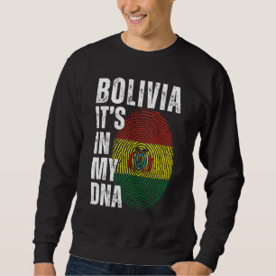 Moletom Bolívia Está No Meu DNA Correspondência Homens Mul