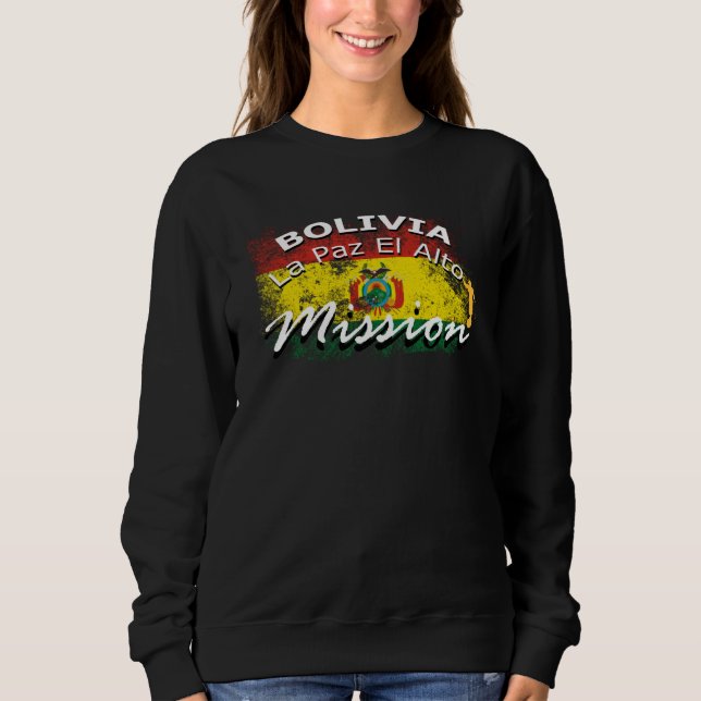 Moletom Bolivia La Paz El Alto Mormon LDS Mission Missiona (Frente)