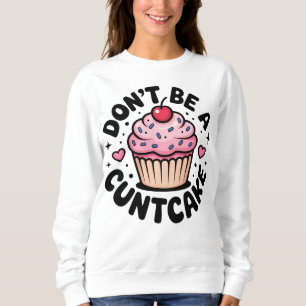 Moletom Bolo de aniversário cor-de-rosa atrevido Design Hu