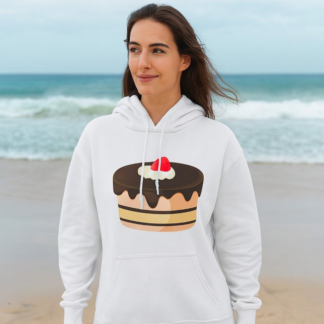Moletom Bolo de Chocolate com Gotejamento e Morango (Criador carregado)