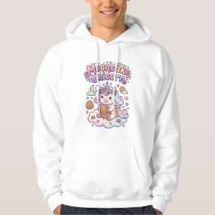 Moletom Bolo Lunar Unicórnio Vestuário Encantador Gráfico_