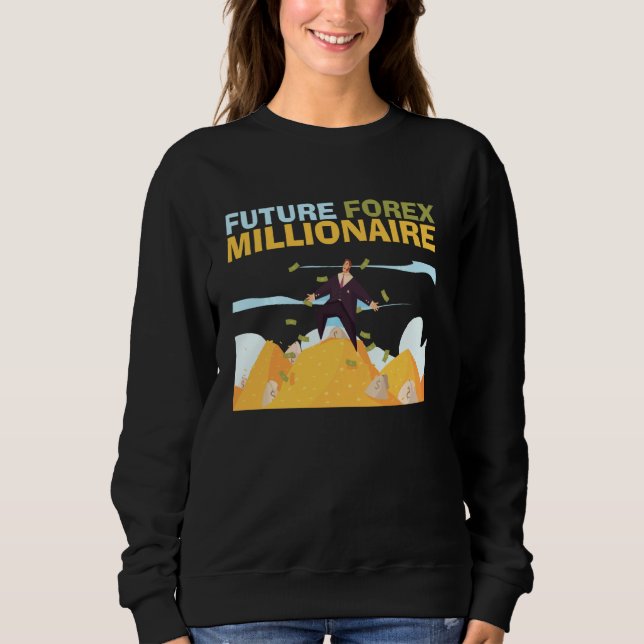 Moletom Bolsa de Valores Forex Millionaire Futura (Frente)