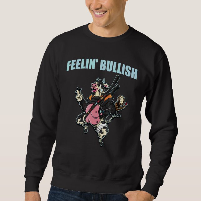 Moletom Bolsa De Valores Para O Comerciante Feelin Bullete (Frente)