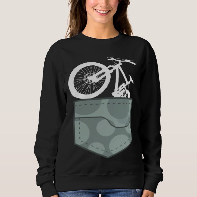 Moletom Bolsa Peitoral para Bicicleta Camuflagem Mountain  (Frente)